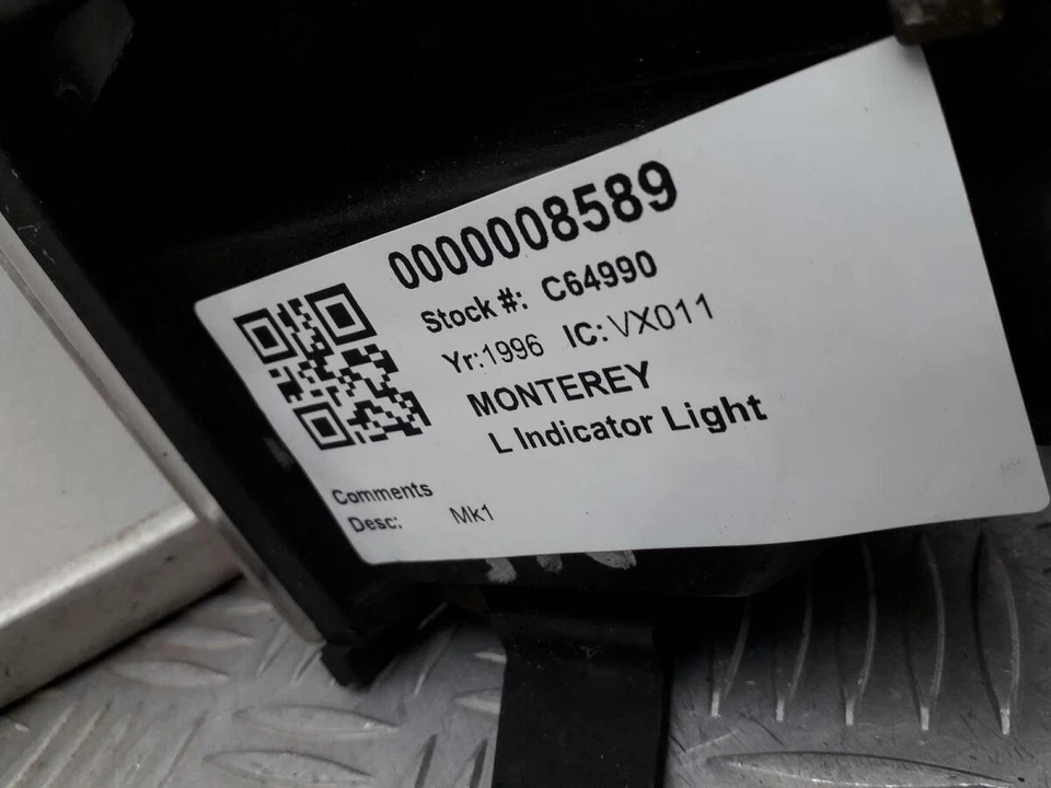 LUZ INDICADORA PASAJERO IZQUIERDA VAUXHALL MONTEREY 1996 NS - Imagen 4 de 4