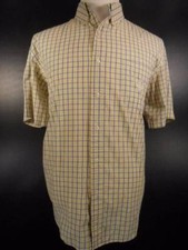 Nice Men's XL Ralph Lauren Chaps Easy Care Plaid Short Sleeve Button-Down Shirt