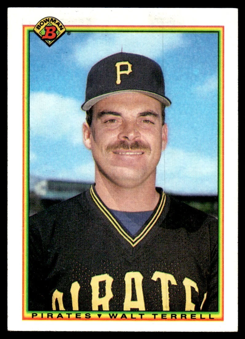 Walt Terrell trading card