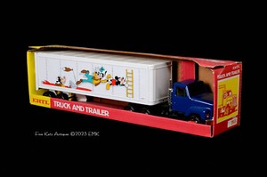 Vintage Disney ERTL Truck And Trailer In original box - new old stock