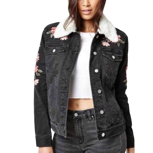 Pacsun Sherpa Floral Embroidered Denim 