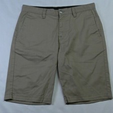 Volcom 30 x 11" Khaki A09117V3 Vmonty Stretch True to This Chino Shorts