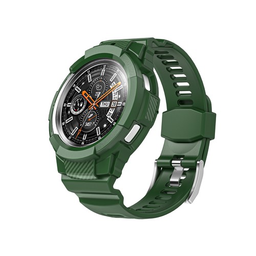 For Samsung Galaxy Watch 4 Classic 42mm 46mm Sport Strap Watch Case Wrist Band - Picture 8 of 27