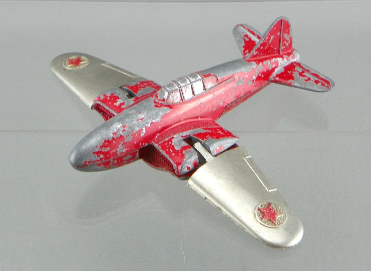 ヴィンテージHUBLEY KIDDIE TOY グラマン戦闘機50’s Vintage 1950's Hubley Kiddie Toy No.430 Metal 6