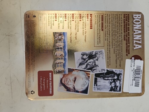 Bonanza - 5-Pack (DVD, 2008, 5-Disc Set) Open Box, New - Picture 2 of 3