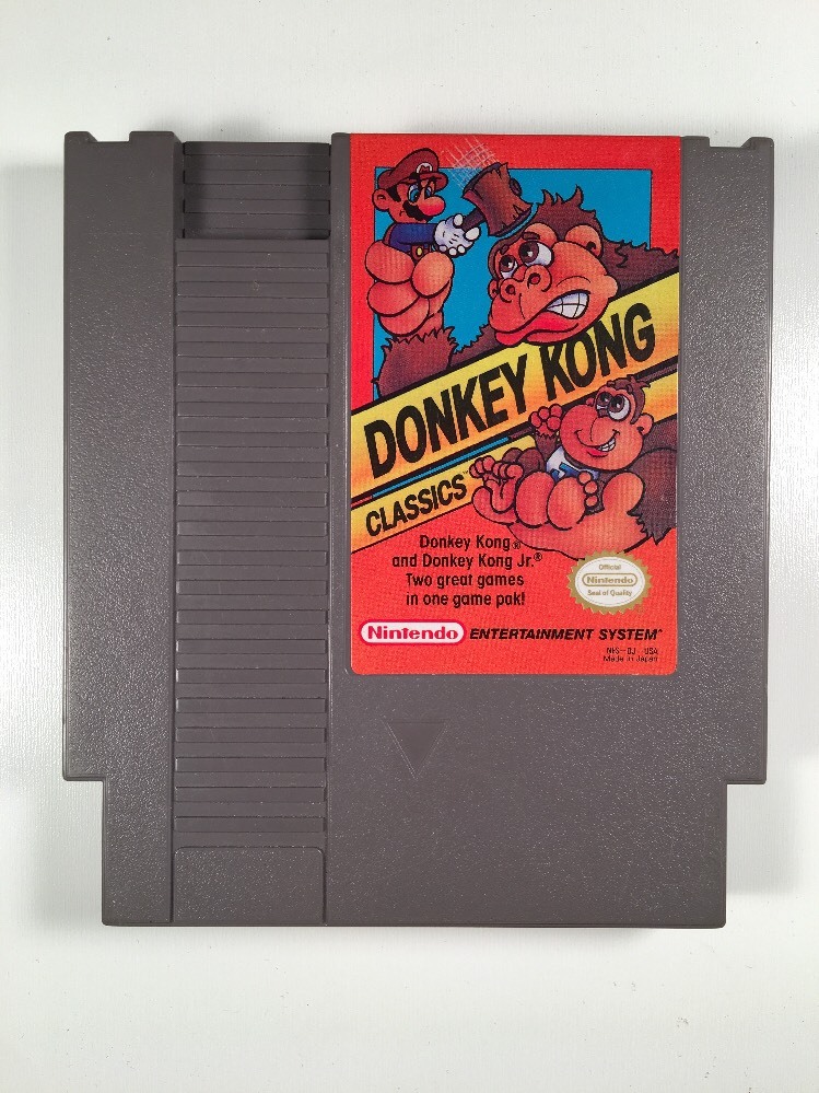DONKEY KONG CLASSICS -- NES Nintendo ORIGINAL ARCADE Game *2 GAMES