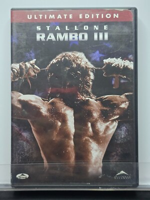 Rambo III (DVD 1988,Ultimate Edition) Sylvester Stallone VG