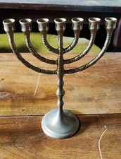 4 MENORAH À 7 BRANCHES CHANDELIER RELIGIEUX JUIF HÉBREUX