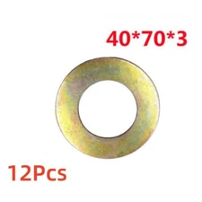 12pc Bucket Pin Shim Kit 40x70x3mm For Case,Kobelco,Hitachi Excavator