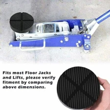Cross Slotted Frame Rail Floor Jack Disk Rubber Pad For Pinch Weld Side  Tool