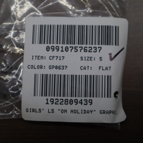 Crewcuts On Holiday Graphic T-Shirt Girls S(6-7) White Casual Playful School NWD - Picture 14 of 18