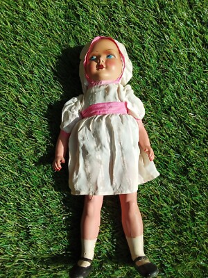 POUPEE ancienne début 1900 en cellulose et corps composite