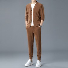 Men's Tracksuits Sets Long Sleeve Jacket and Pants 2 Piece Sweatsuit Outfits
