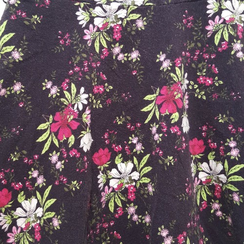 Dress Flowers Summer Size 7 to 8 Girls Crazy8 Black Pink Green - Picture 2 of 7