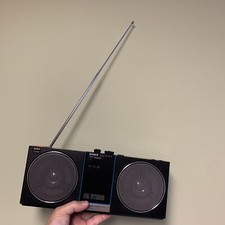 Vintage Sony SRF-80W Stereo Speaker Boombox with Removable AM / FM Radio Walkman