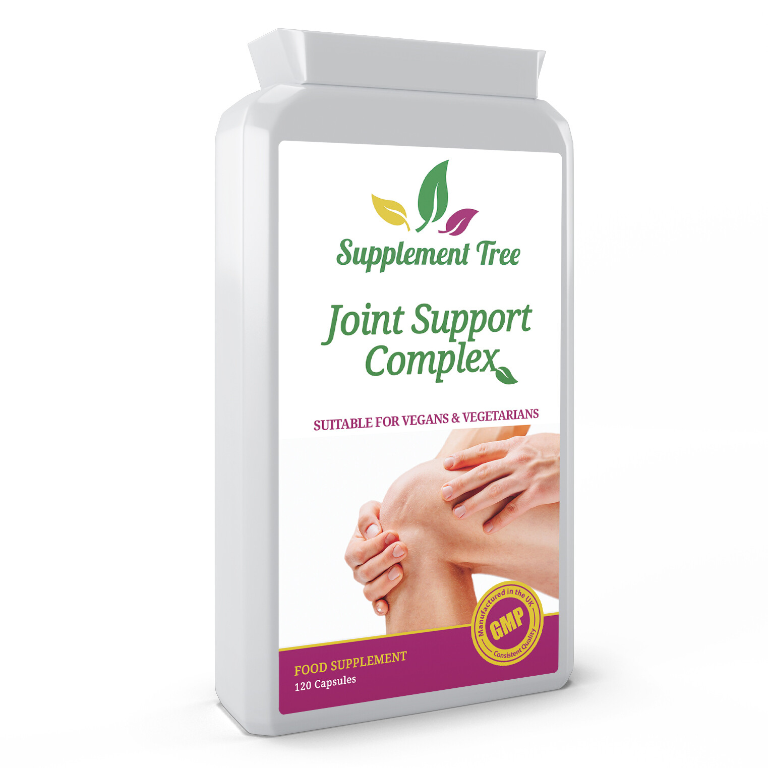 Vegan Glucosamine Complex 120 Capsules - Vitamin C Turmeric Bromelain MSM & More