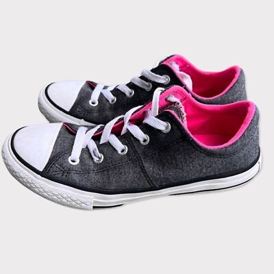 Converse Chuck Taylor All Star Madison Sneakers Dark Gray Knit 659241F Size 