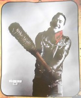 Rare Queen Size The Walking Dead Negan Plush Gift Throw Blanket Lucille Nip Rare Queen Size The Walking Dead Negan Plush Gift Throw Blanket Lucille Nip