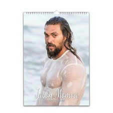 Jason Momoa Pinups 2027/28 Wall Calendar Personalised Choose start month