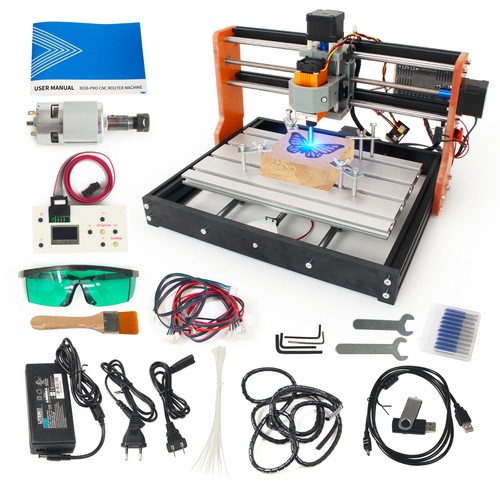 【USA】2 in 1 CNC Router 3018-PRO 5.5W 10W 15W Laser Engraver Wood Milling Machine - Picture 51 of 62