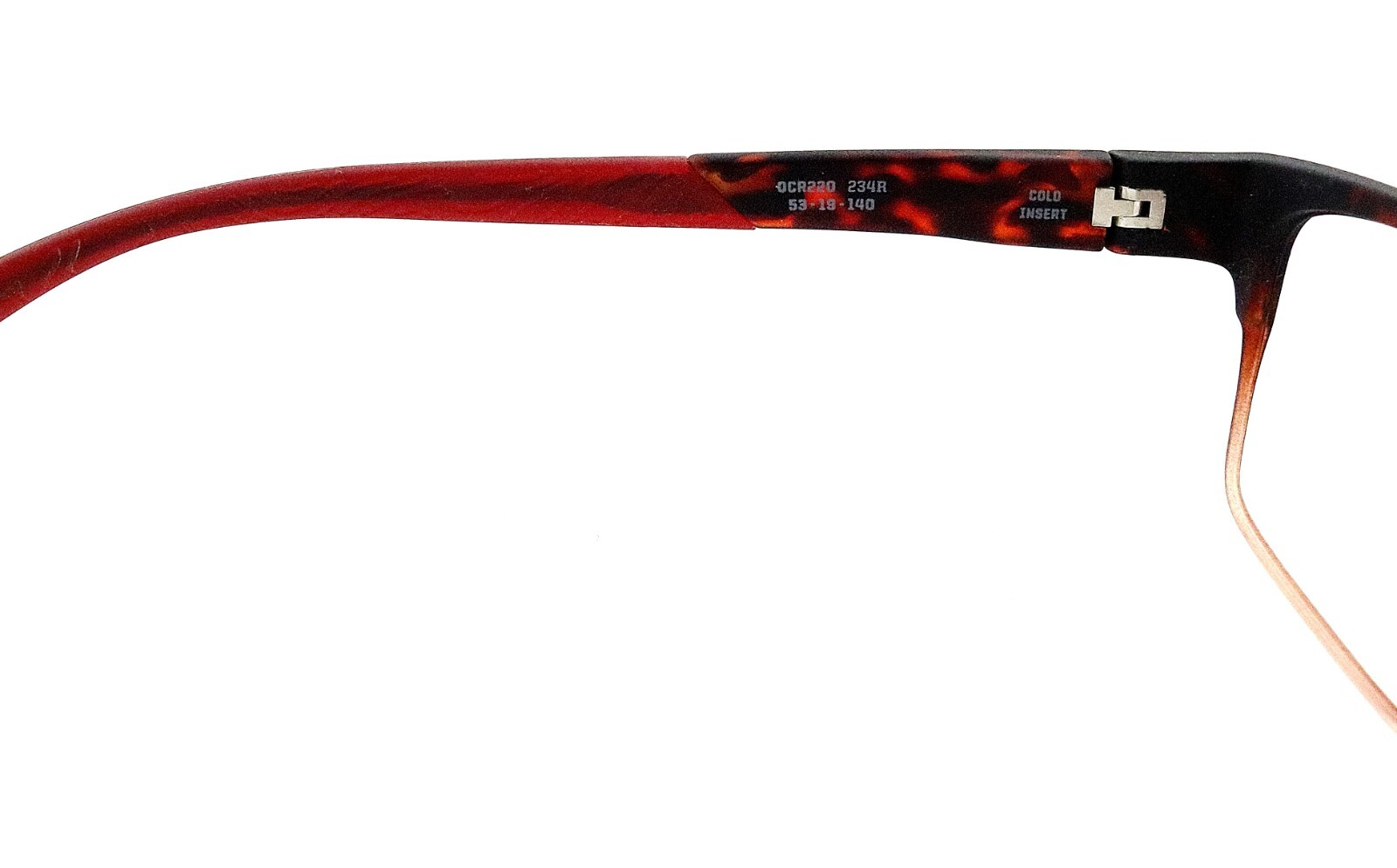 COSTA DEL MAR Ocean Ridge 0CR220 234R 53mm Red Havana Eyeglasses Frames Japan