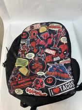 marvel deadpool laptop backpack