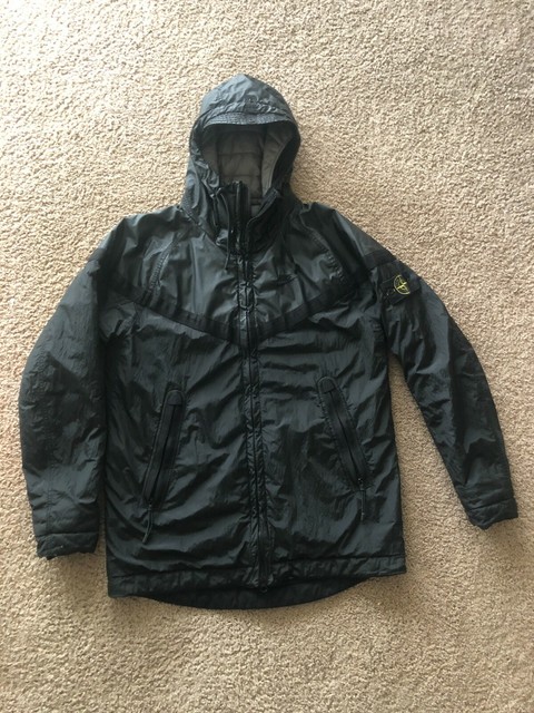 nike stone island windrunner black