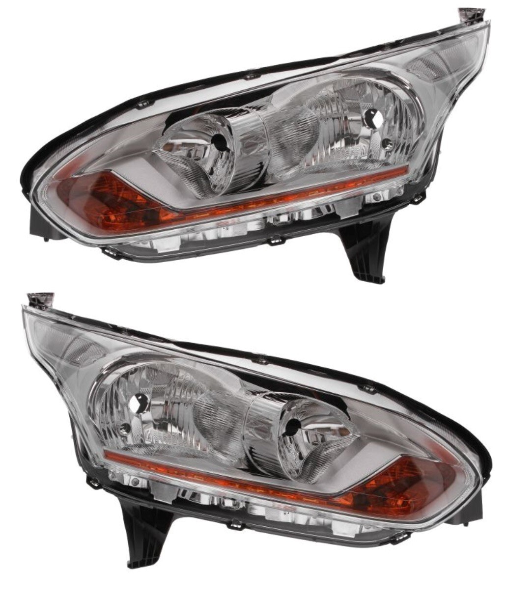 Phare avant gauche et droit avec moteur électrique pour Ford Transit Connect II 2013-2017