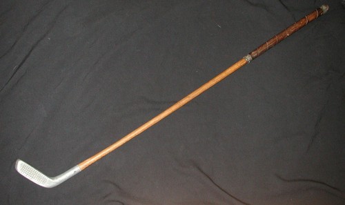 Fer De Golf Antique Sherwood Niblick S10 - Manche Hickory & Grip Original - RH