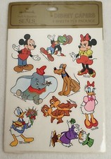 Vintage Hallmark Stickers 80s Disney Capers NIP 4 Sheets