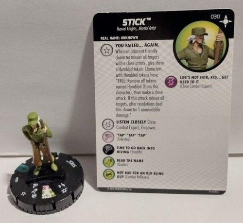 HEROCLIX BATTLEWORLD STICK WITH CARD - 第 1/1 張圖片
