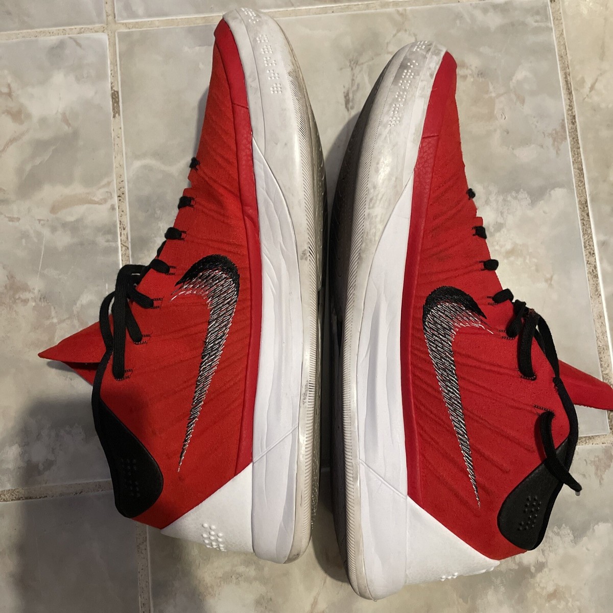 Nike Kobe AD Mid ID Crimson Red White Black Size 14 | eBay display picture 1