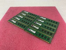 Lot ( 10 ) 1GB Kingston KTW149-ELD Desktop Memory PC3-10600U DDR3 1RX8