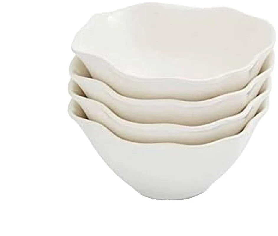 Conjunto de boles para Blanco Gres cuencos Vajilla