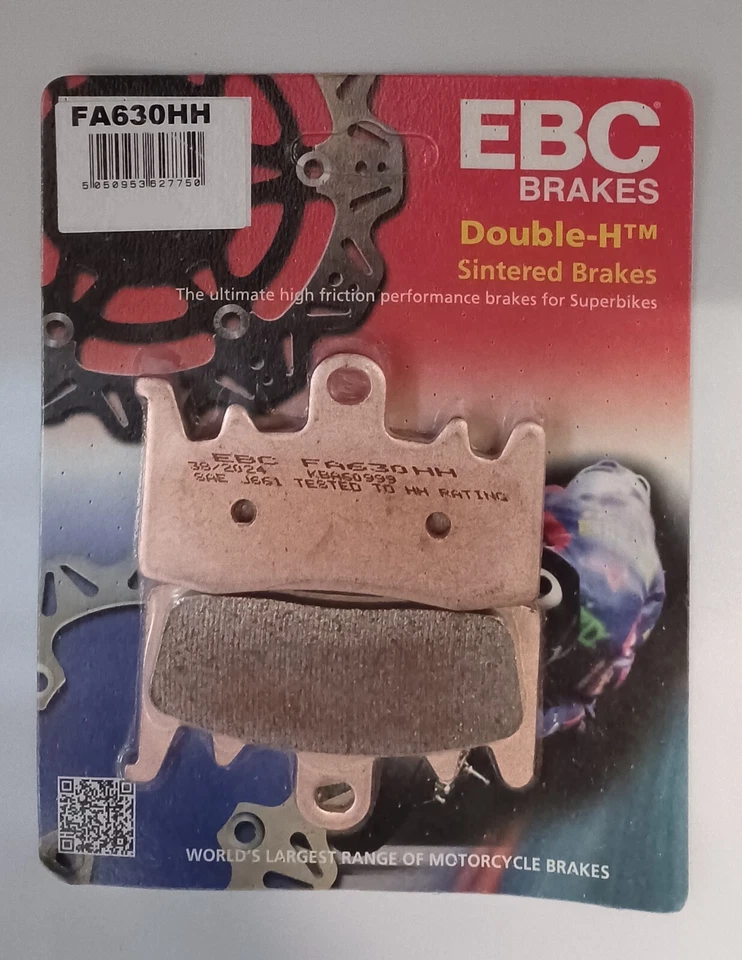 EBC Sintered FRONT Disc Brake Pads Fits DUCATI HYPERSTRADA 939 (2016 to 2017) - Image 3 of 4