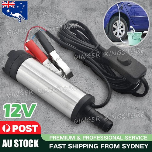 12V Submersible Diesel Pump Transfer Fuel Water Oil Kerosene Car Vessel