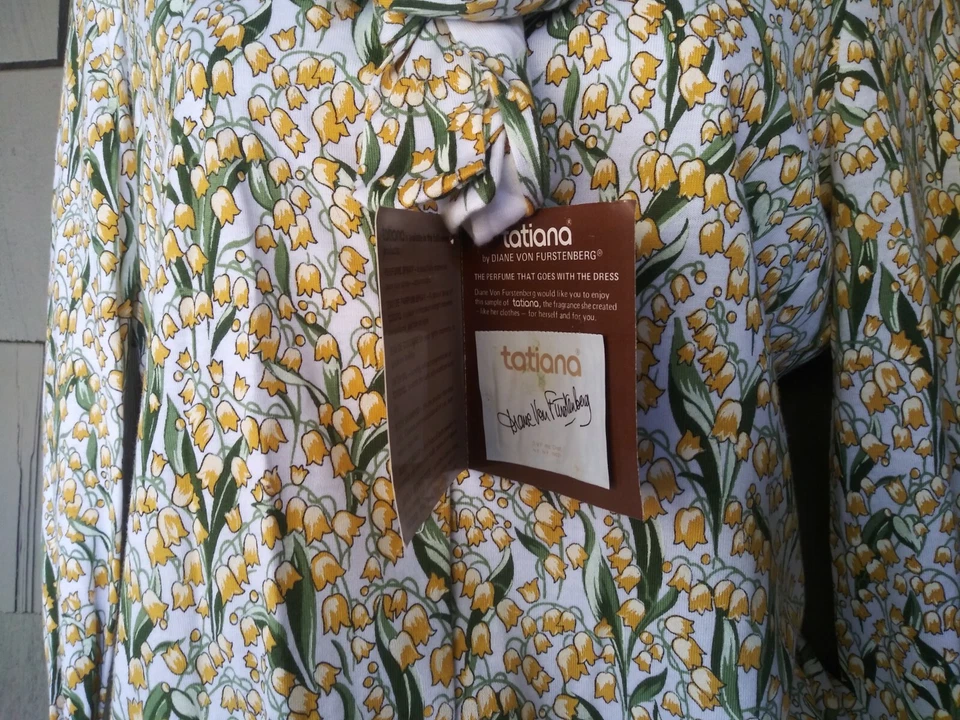 Conjunto de falda de 3 piezas vintage Diane Von Furstenberg nuevo 10 Saks 5th Ave años 50 60 Foto 4 de 4