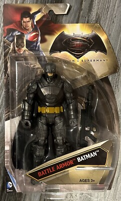 Mattel DC Comics Batman V Superman Batman Battle Armor Action Figure New Sealed