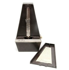 Vintage Seth Thomas Wind Up Metronome de Maelzel Conductor 1104 Working