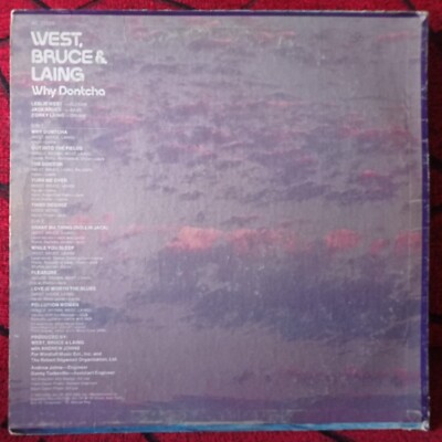 WEST, BRUCE & LAING ** Why Dontcha ** 1972 USA REISSUE LP | eBay