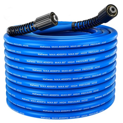 #ad Heliwoo Flexible Pressure Washer Hose 25FT X 1 4quot; Kink Resistant 25ft Blue $25.63