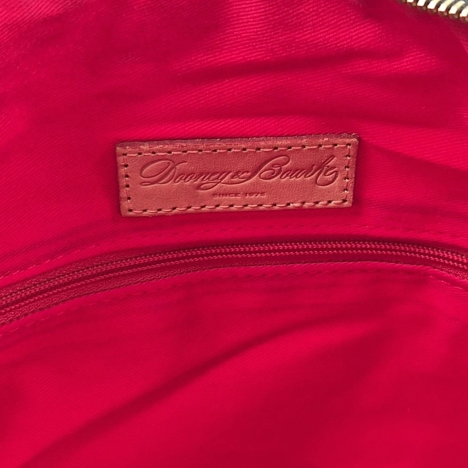 VTG Dooney Bourke Nina Large Shiny Patent Leather Satchel Handbag Bag Purse Tote - Image 4 of 4