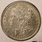 1881 O Morgan Silver Dollar. Guaranteed Authentic Nice Coin. EF XF AU