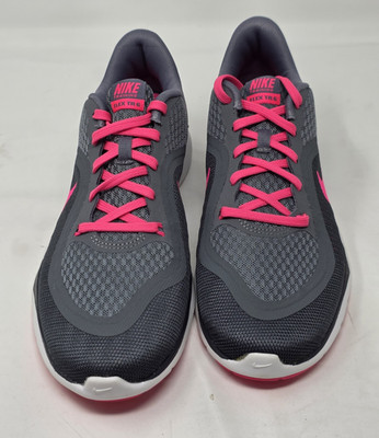 Nike Women's Flex Trainer 6  Size 9.5 US Gray/Pink NIB  831217-003