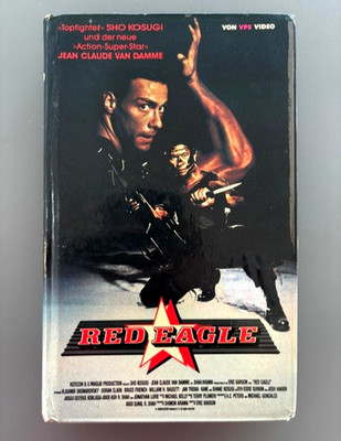 Red Eagle Van Damme VHS German PAL Video Hardcover VPS Erstauflage