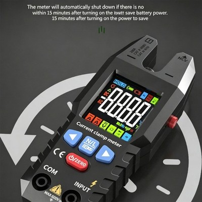 U Shape Clamp Meter With Data Hold Function And Quality Design For Electricians