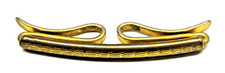Art Deco Mens Gold Tone Tie Bar Stay Pat Nov 2 1920 Formal Wear Accessory Gift