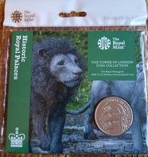 The Royal Mint Tower Of London Coin Collection The Royal Menagerie £5 Bunc coin