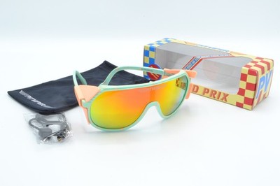 PIT VIPER Grand Prix The Peaches and Green Sunglasses - NEW / AUTHENTIC with box