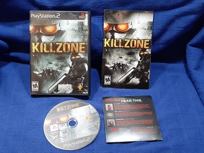 Killzone PlayStation 2 PS2 - CIB COMPLETE W/ MANUAL Tested Nice Clean Disc